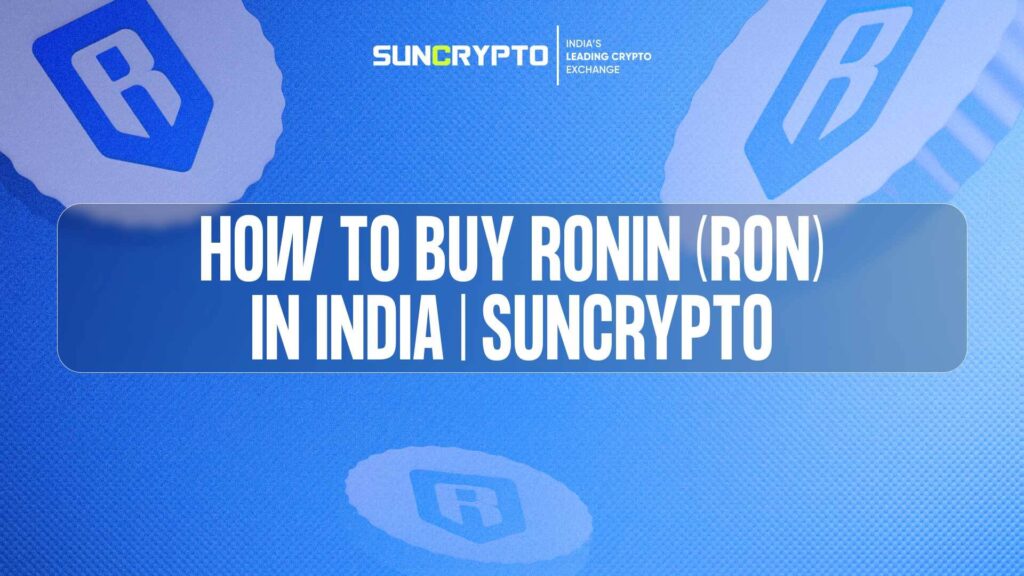 how to buy Ronin (RON) in India