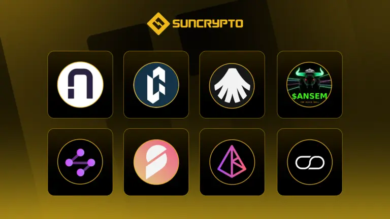 SunCrypto New Listing: 8 new tokens now live [Spot Market]